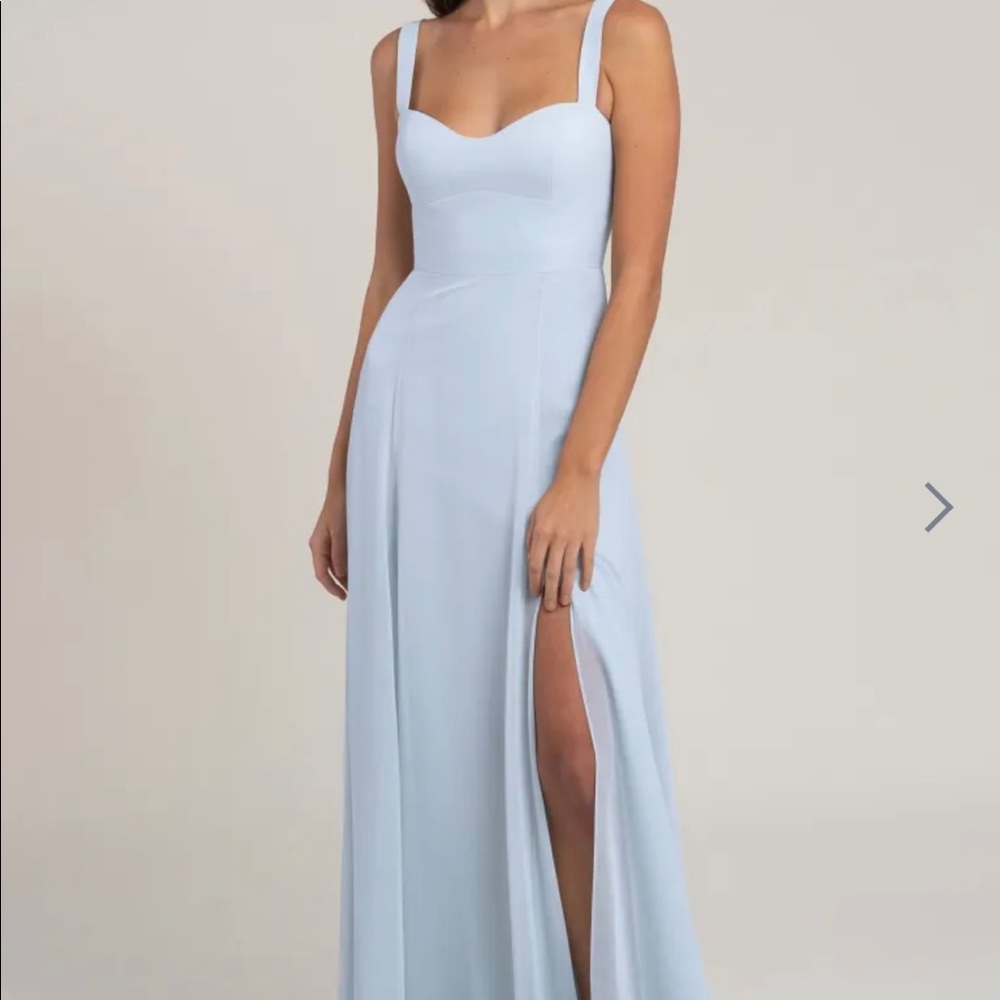 Jenny Yoo Harris Dress Whisper Blue Size 0